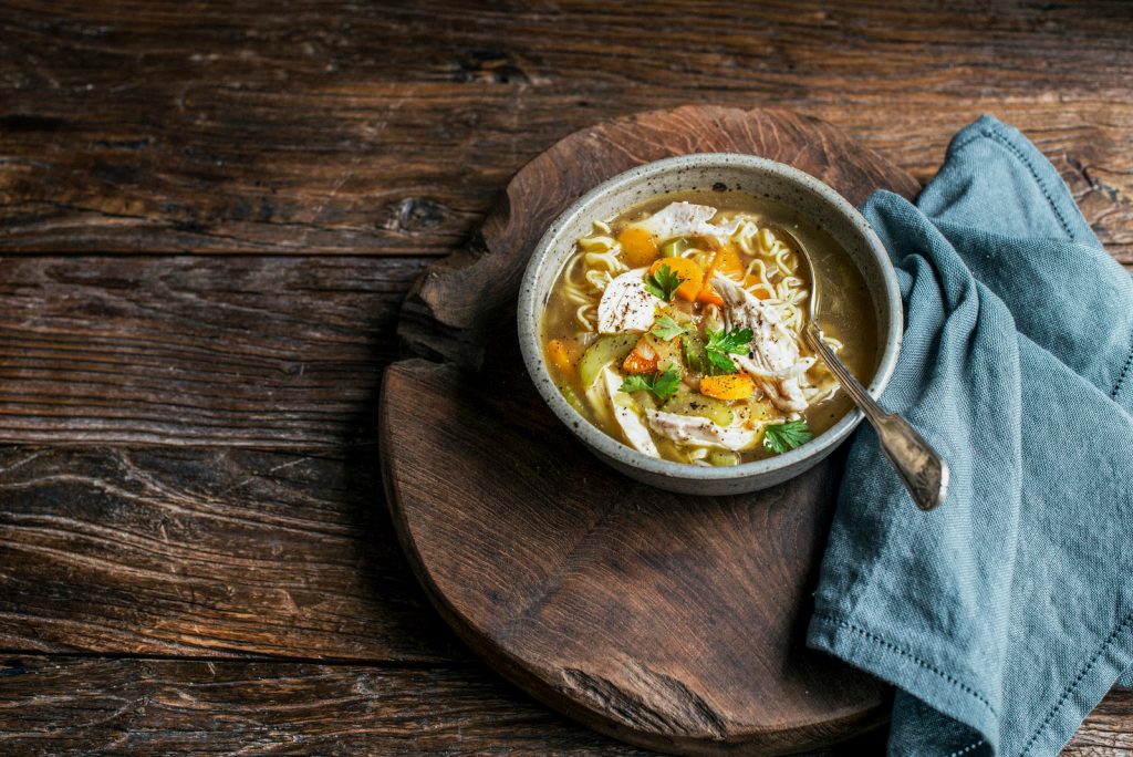 left-overs chicken noodle soup – Stuck in the kitchen