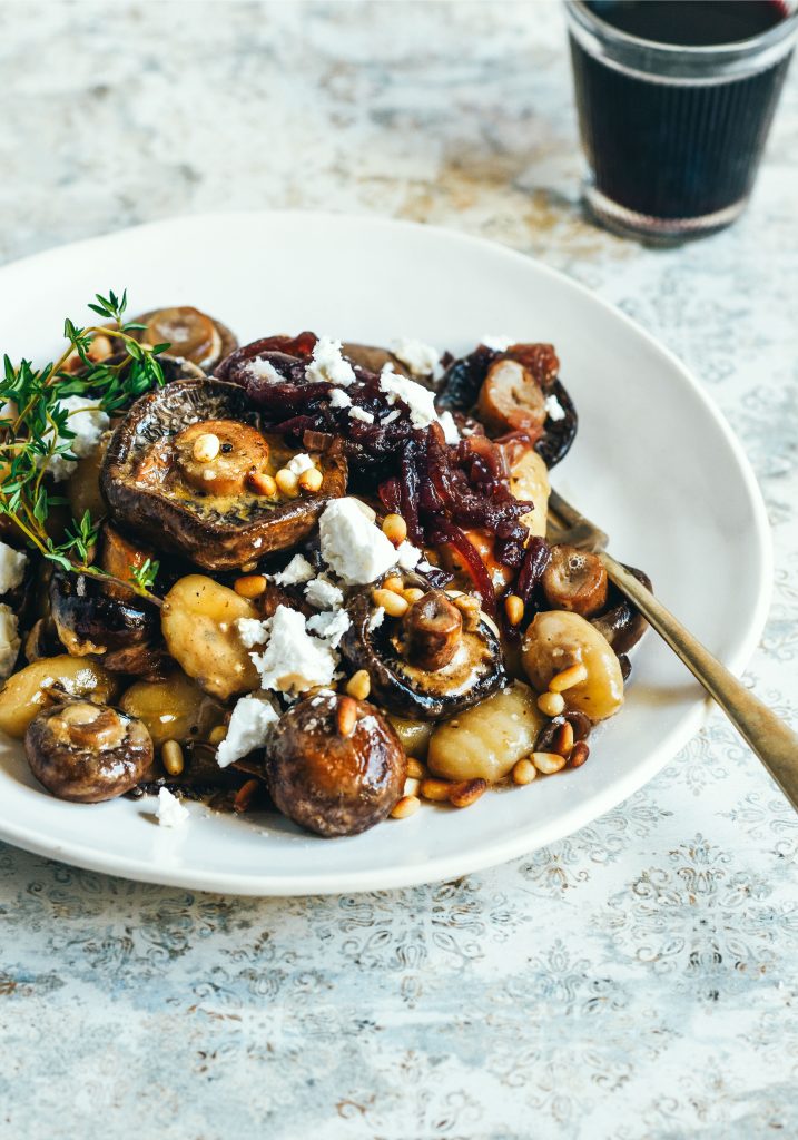 Simple Mushroom Gnocchi – Stuck In The Kitchen